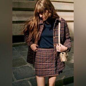 Sezane Will Jacket and Tania Skirt Set